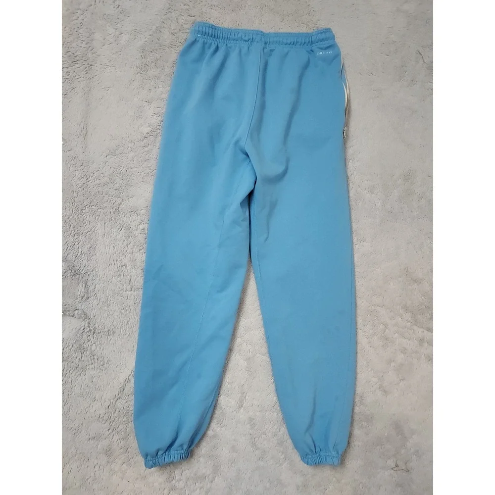 Nike Joggers Men Small Standard Issue Basketball Dri Fit Blue Drawstring Elastic